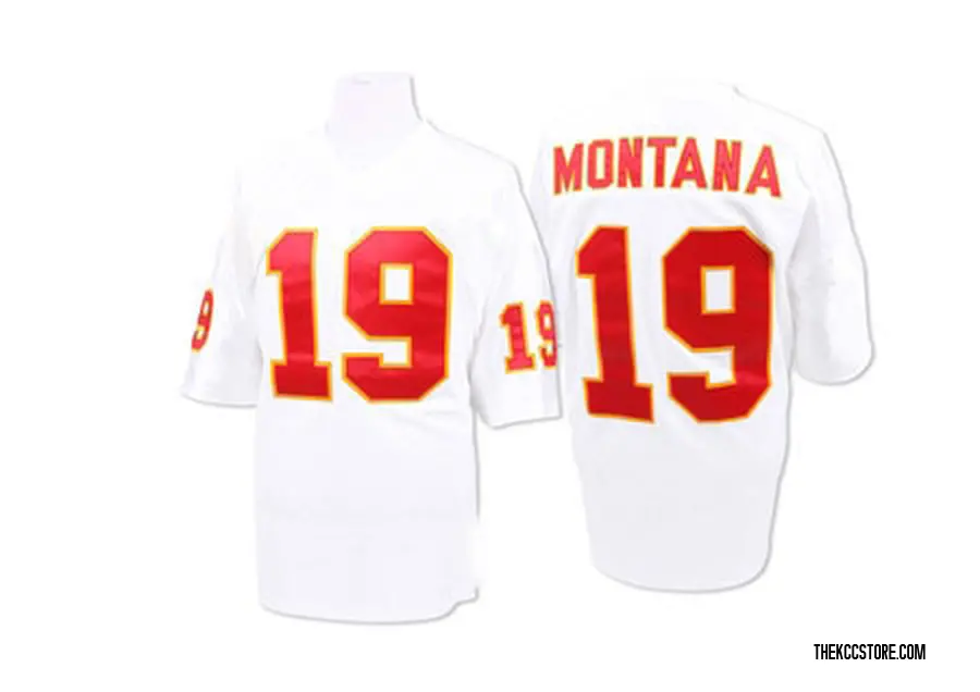 San Francisco 49ers Joe Montana Signed Red Throwback Jersey - Schwartz  Authentic